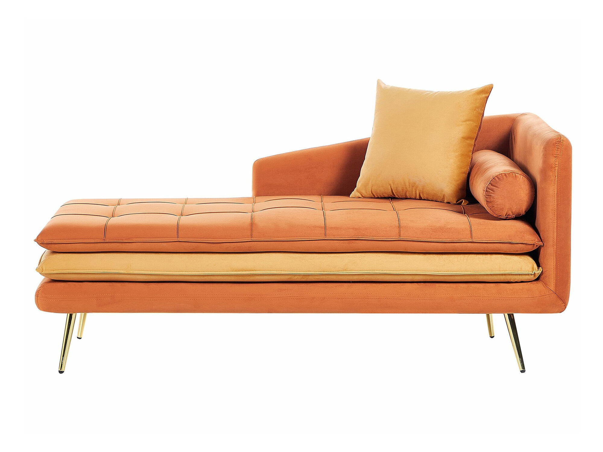 Kušett Berwyn 1044 (Tumeoranž + Oranž)