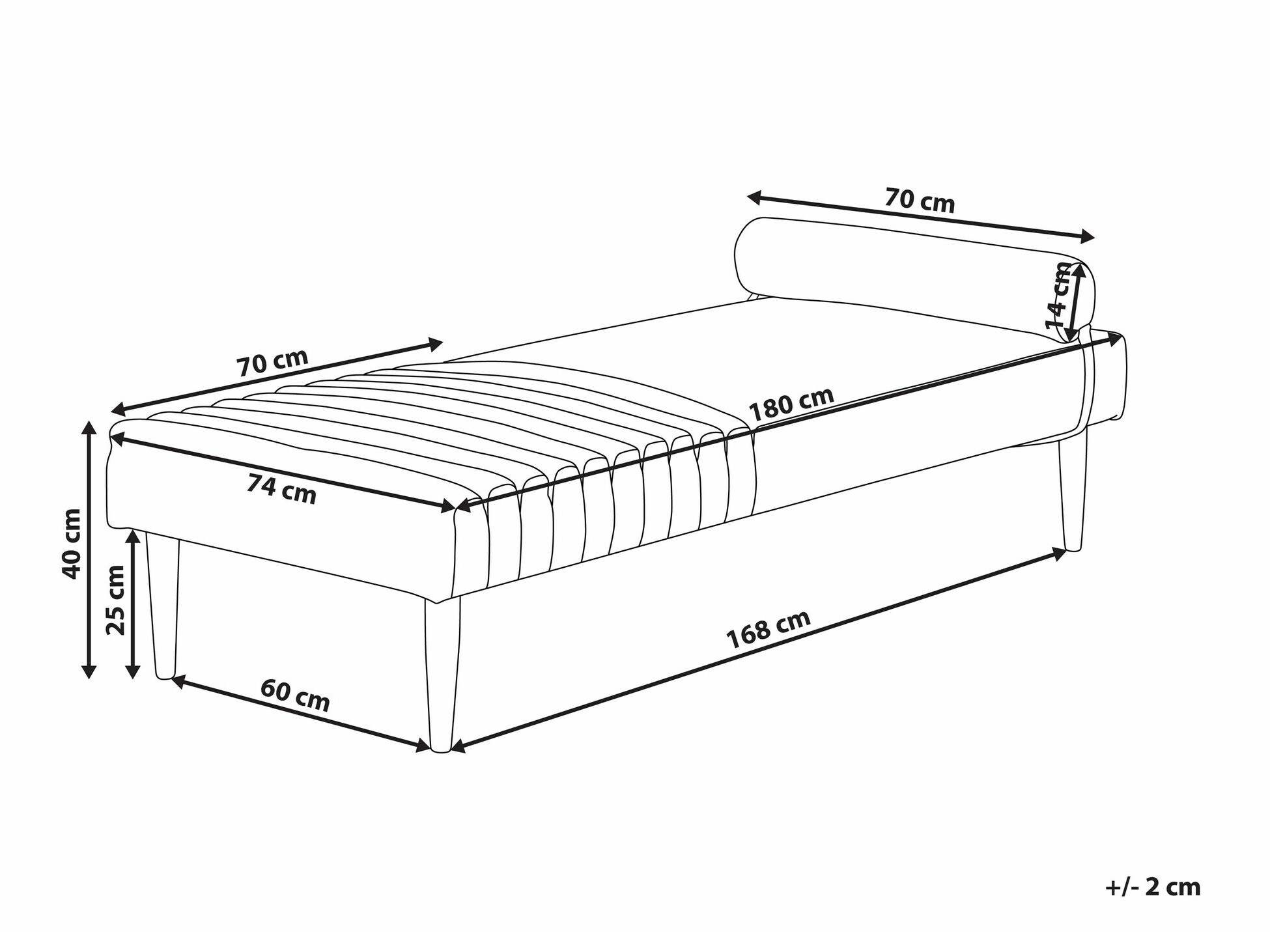 Kušett Berwyn 2252 (Roheline)