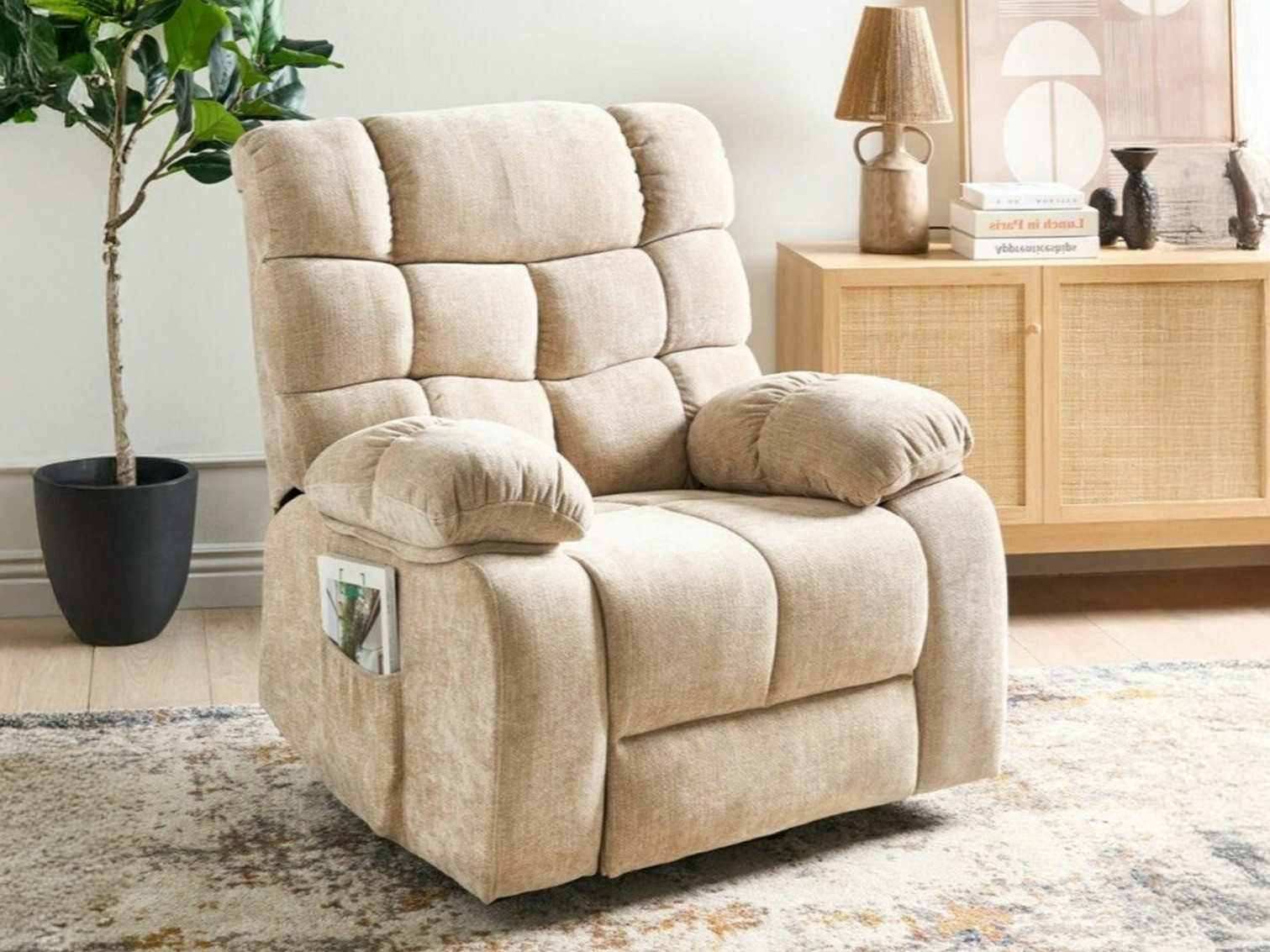 Tugitool recliner Berwyn 2249 (Helepruun)