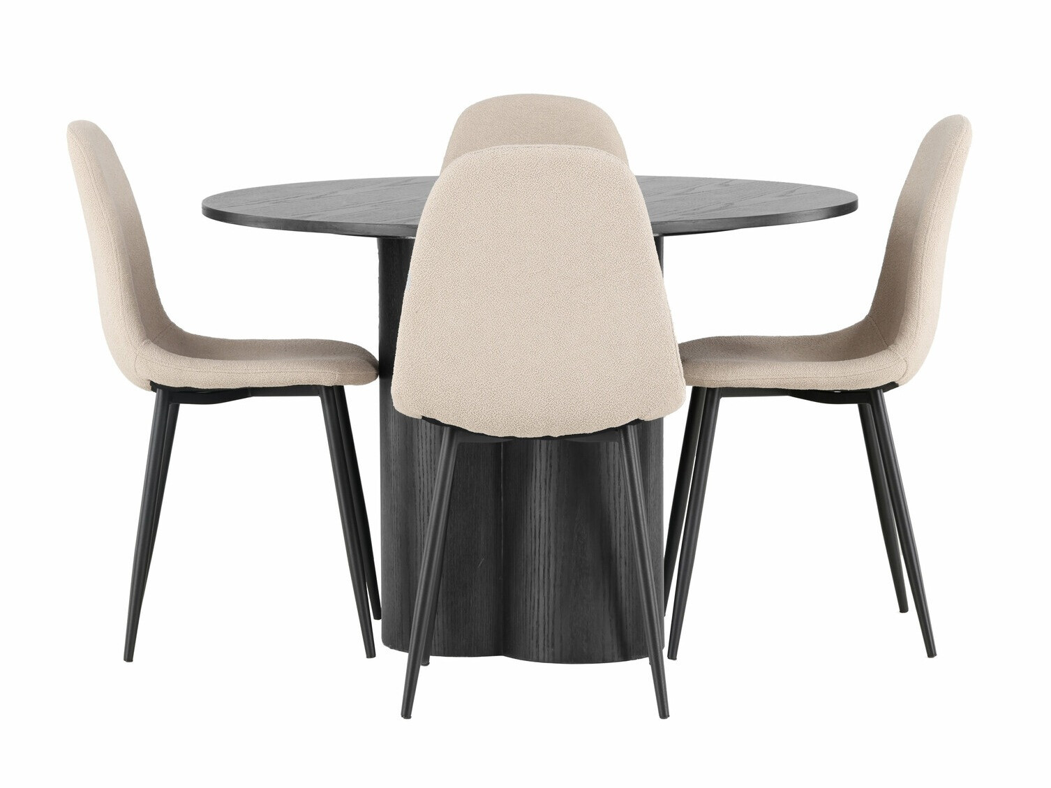 Söögitoakomplekt Dallas 4578 (Must)