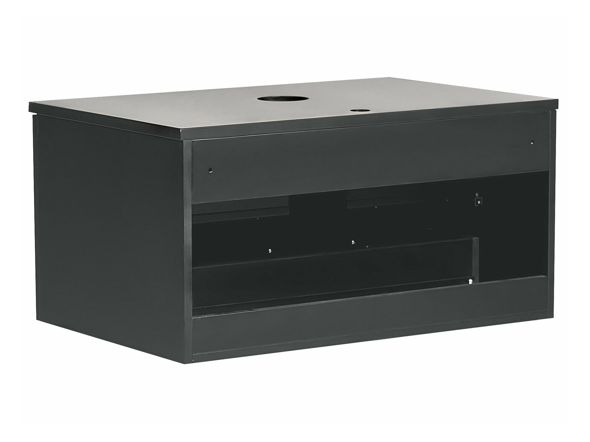 Vannitoa põrandakapp kraanikausile Berwyn 2254 (Must)