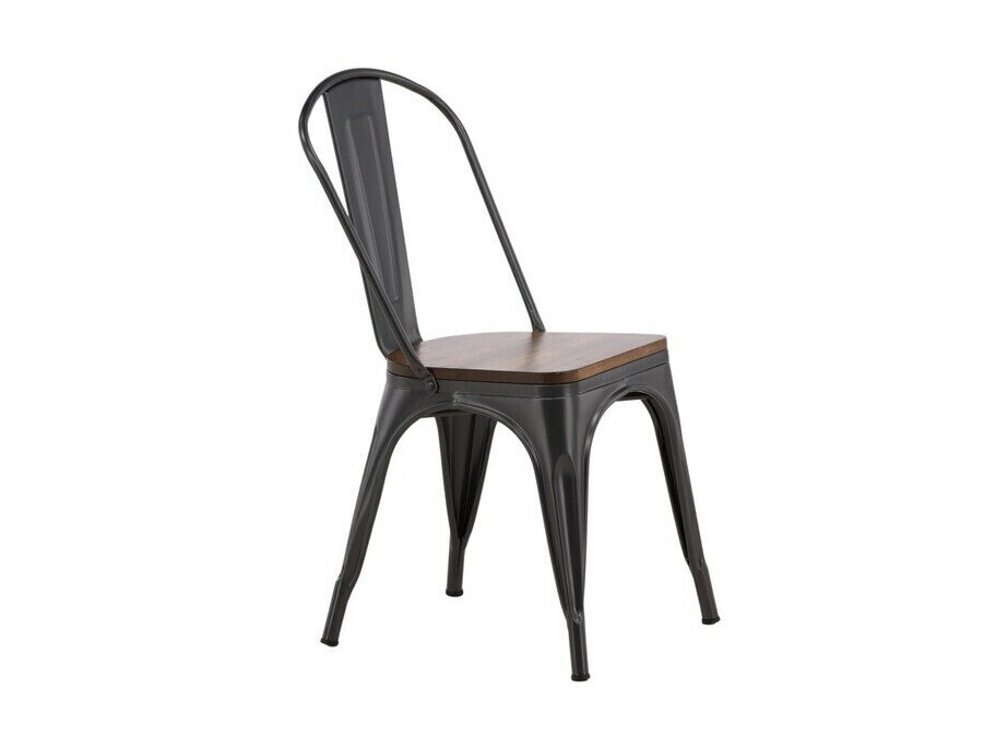 Söögitoakomplekt Dallas 4589 (Must + Pähkel)