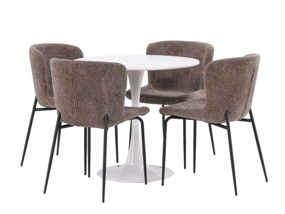 Söögitoakomplekt Dallas 4590 (Pruun)