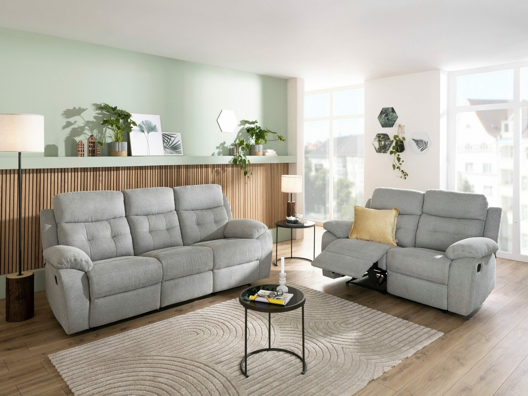 Diivan recliner Denton 1480 (Helehall)