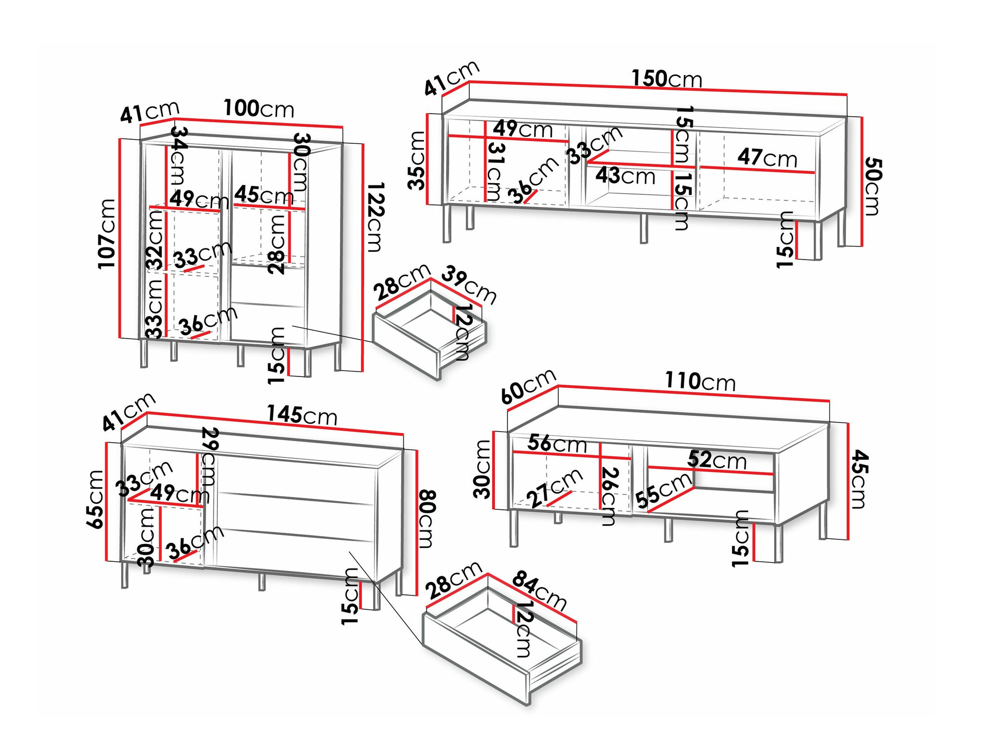 Elutoa komplekt Lumiri 108 (Tamm + Must)