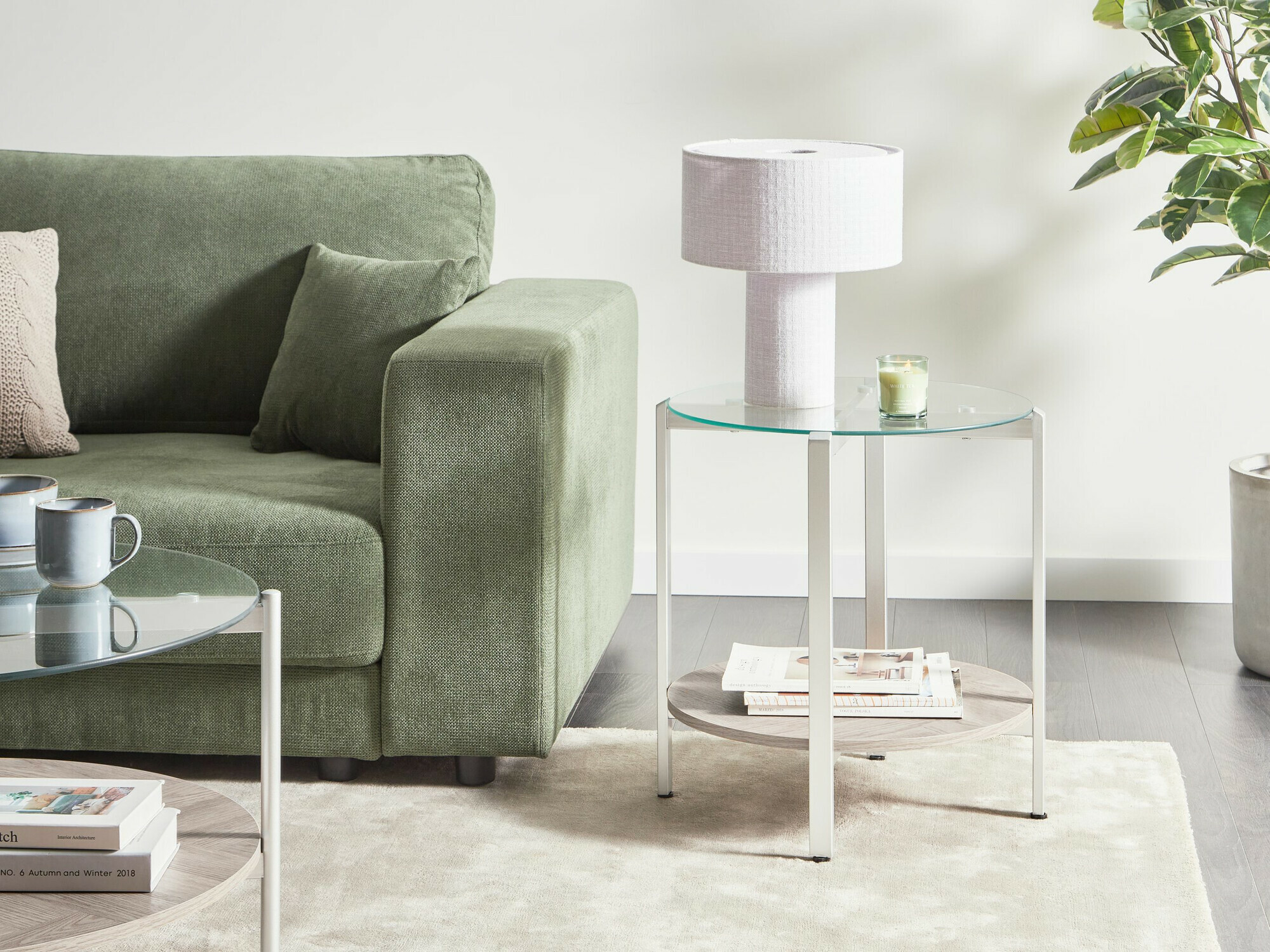 Külglaud Berwyn 2277 (Hõbedane + Ere puit)