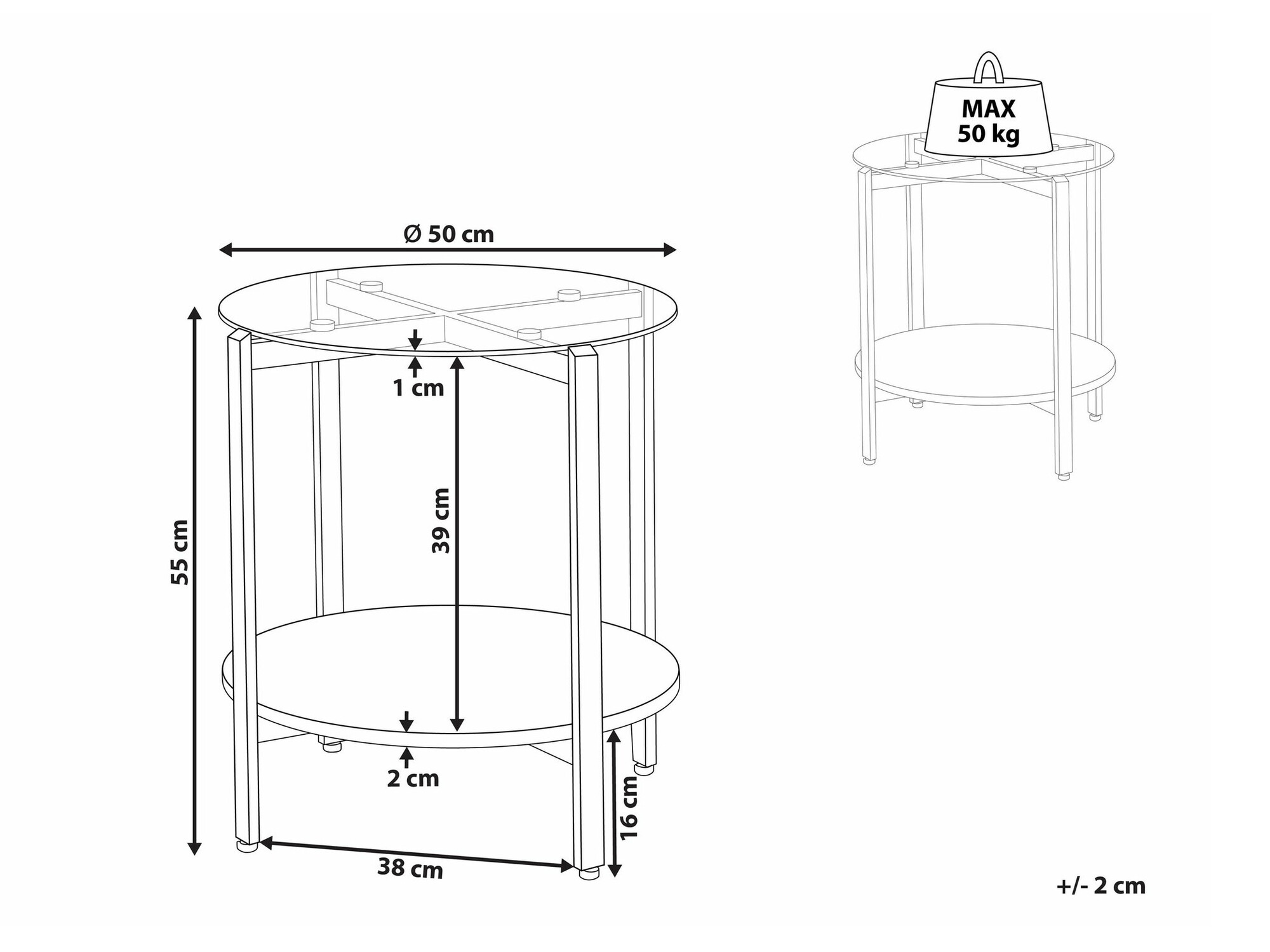 Külglaud Berwyn 2277 (Hõbedane + Ere puit)