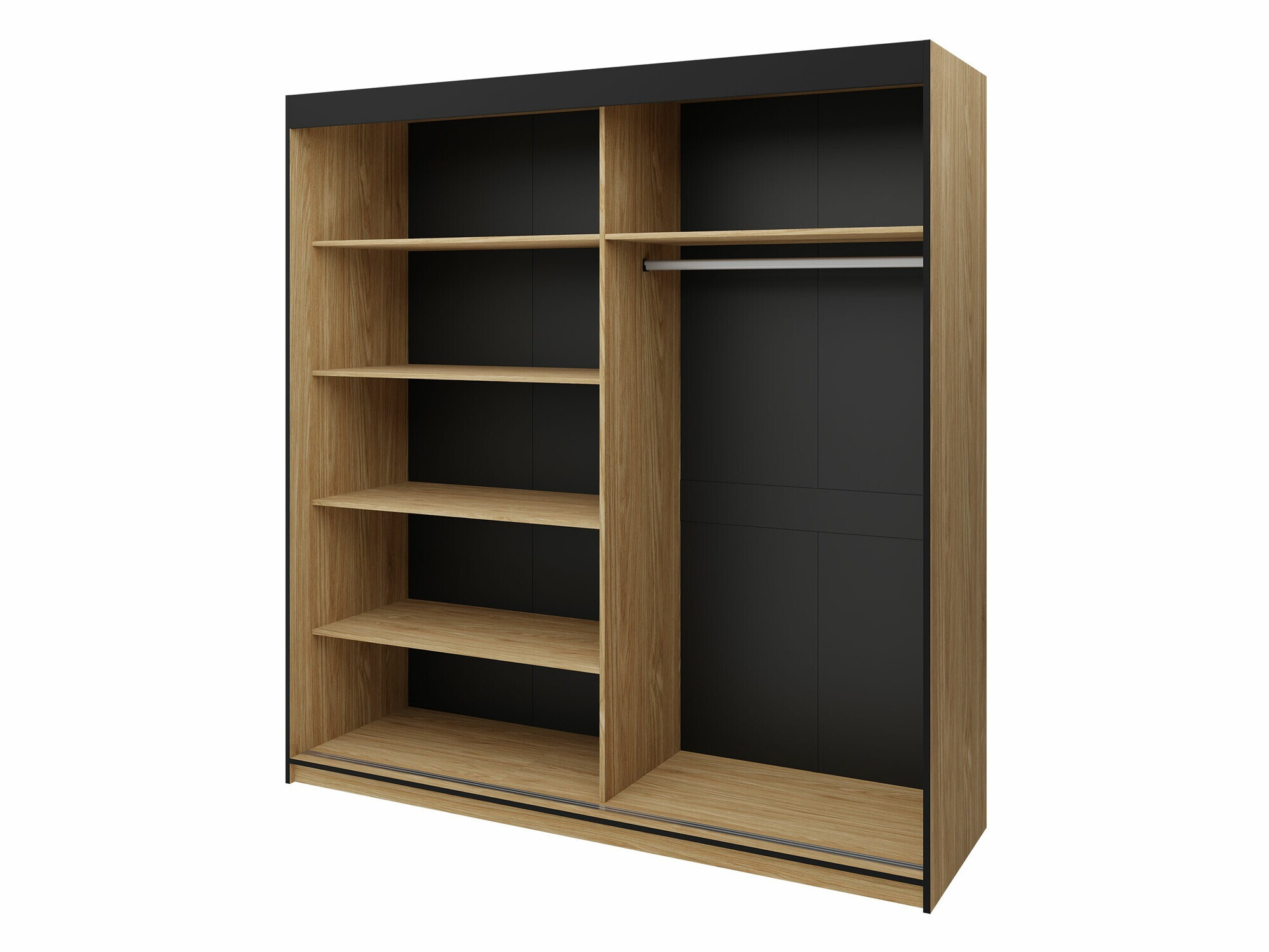 Riidekapp Tenreme 100 (Tamm + Must)