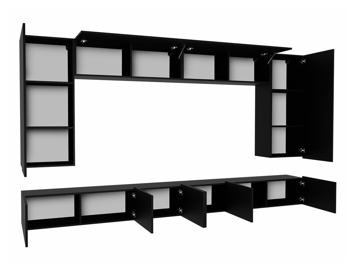 Elutoa komplekt Tivdalu 135 (Valge + Läikiv valge)