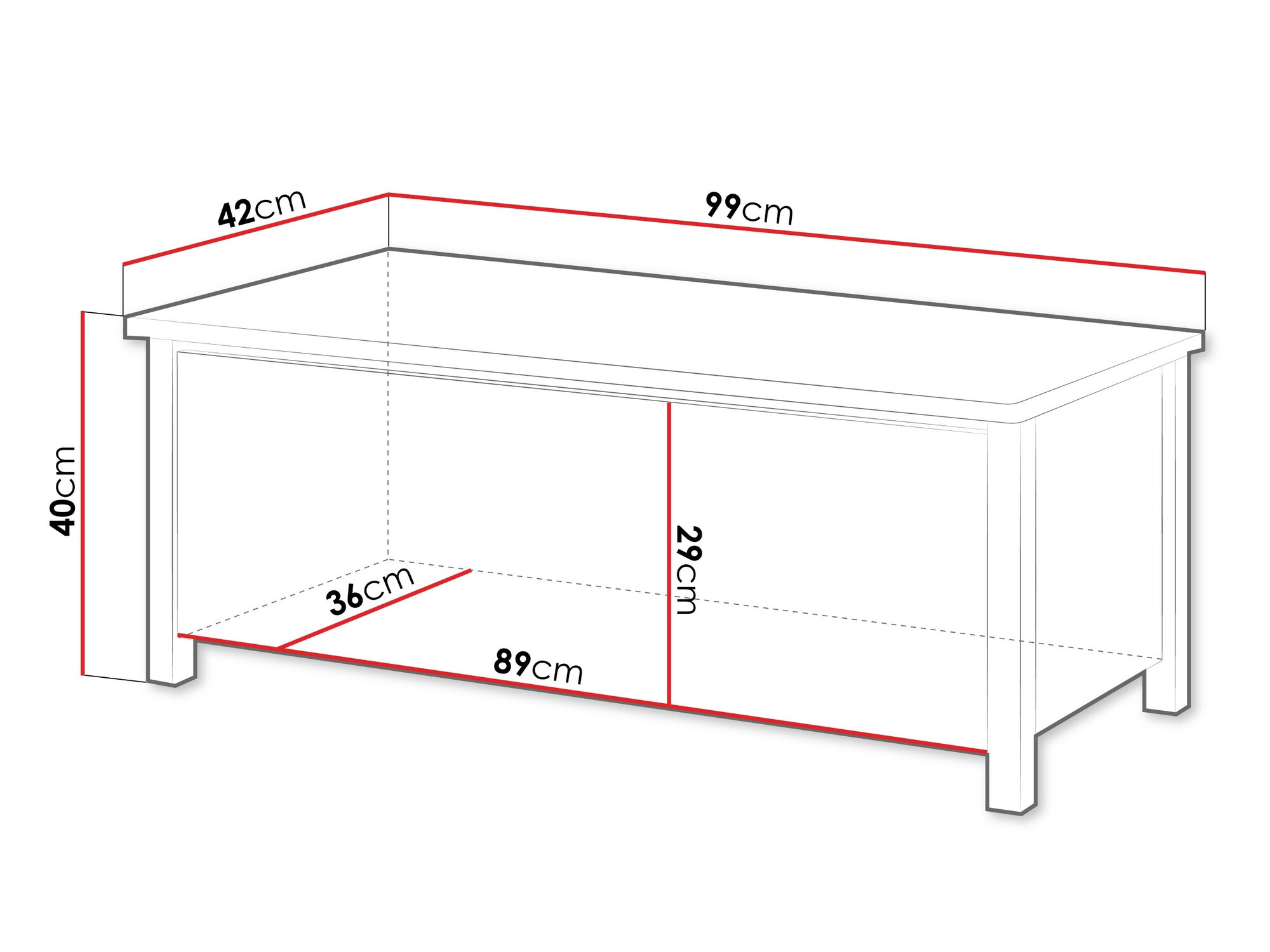 Hoiukast Romelbo 143 (Valge + Tamm)