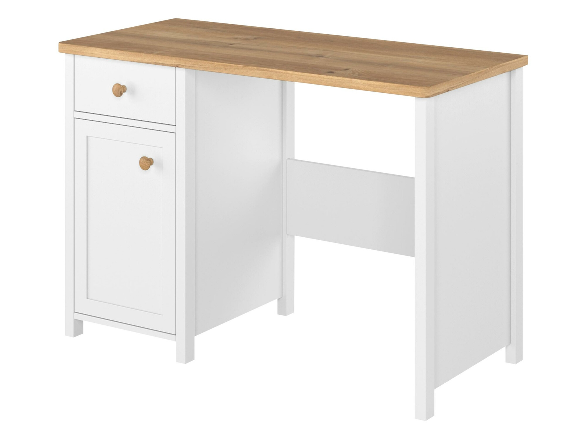 Kirjutuslaud Romelbo 139 (Valge + Tamm)
