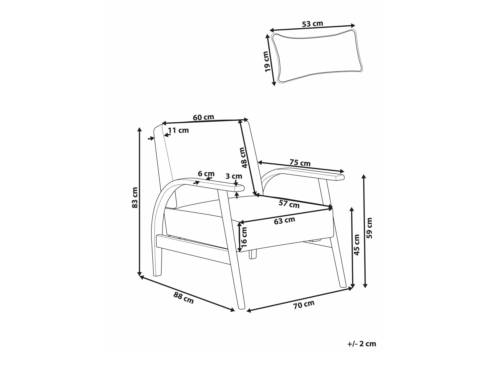 Tugitool Berwyn 2296 (Tumepruun + Tume puit)
