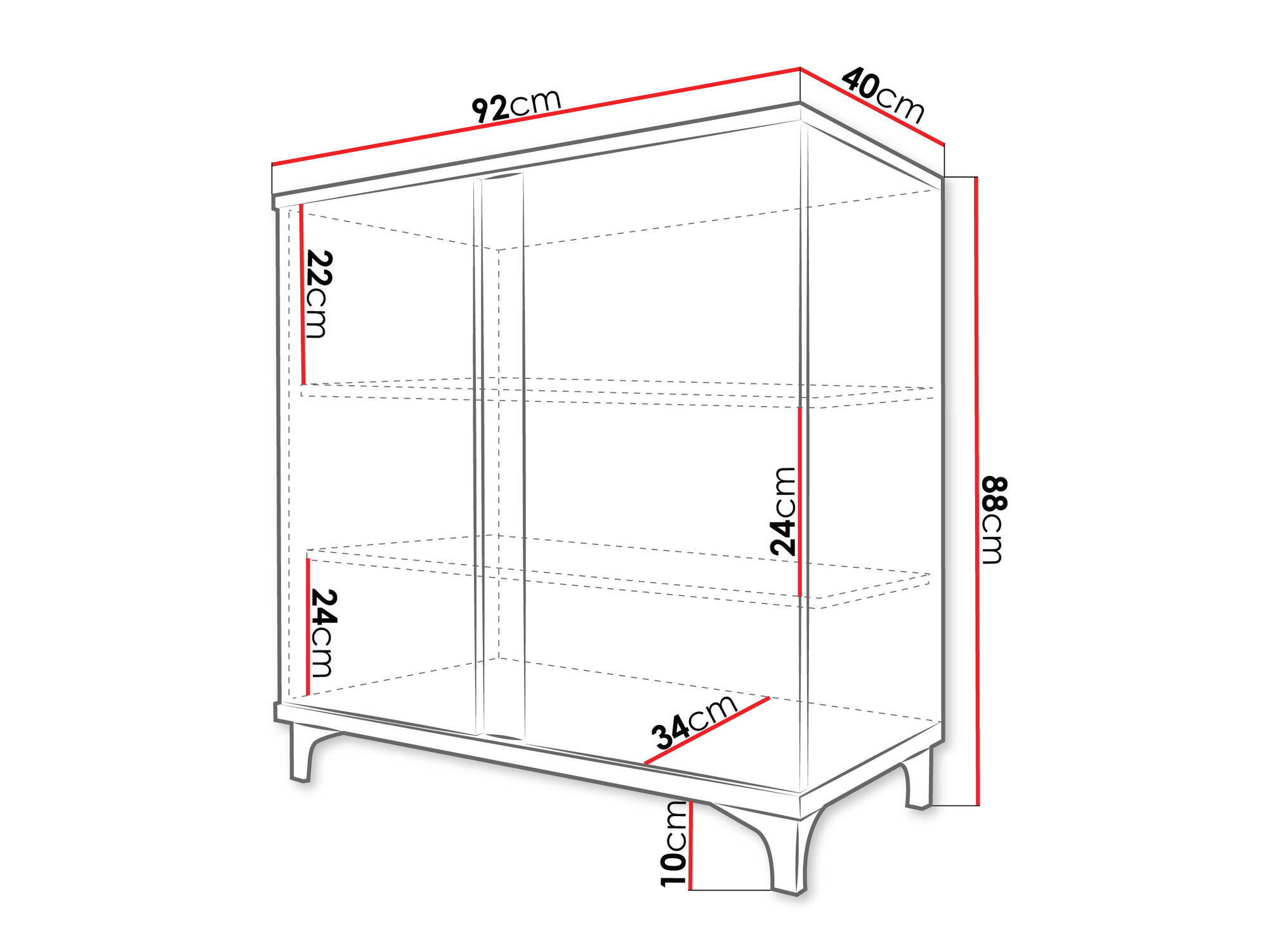 Kapp Florem II (Valge + Läikiv valge + Ere puit)