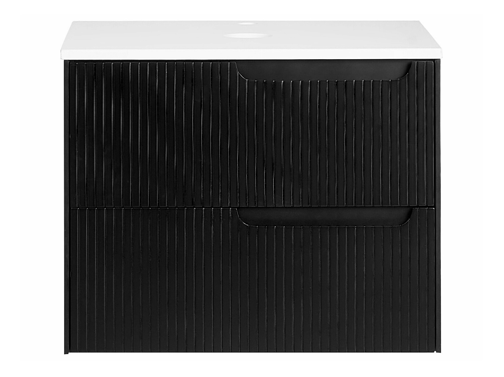 Vannitoa põrandakapp kraanikausile Berwyn 2305 (Must)