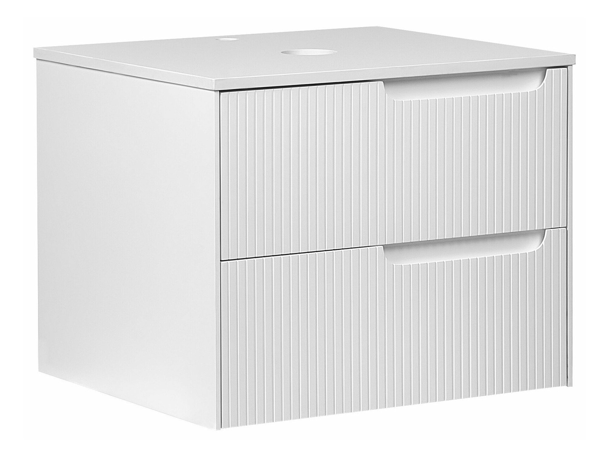 Vannitoa põrandakapp kraanikausile Berwyn 2305 (Valge)