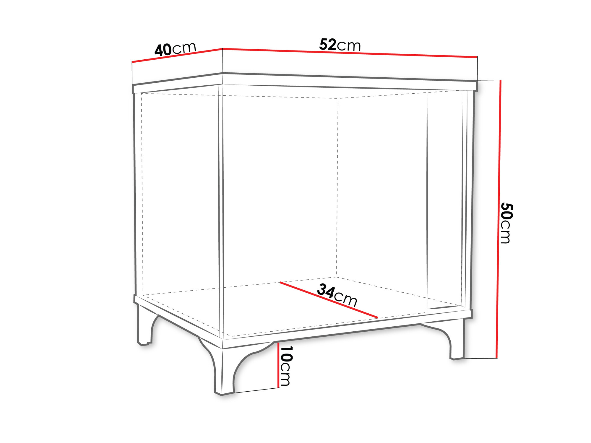 Öökapp Florem I (Valge + Läikiv valge + Ere puit)