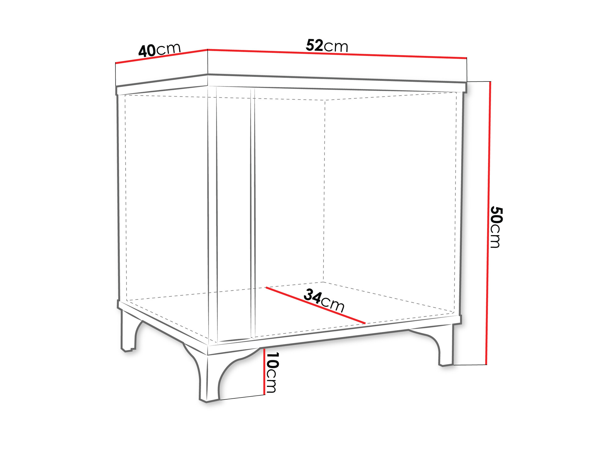 Öökapp Florem (Valge + Läikiv valge + Ere puit)
