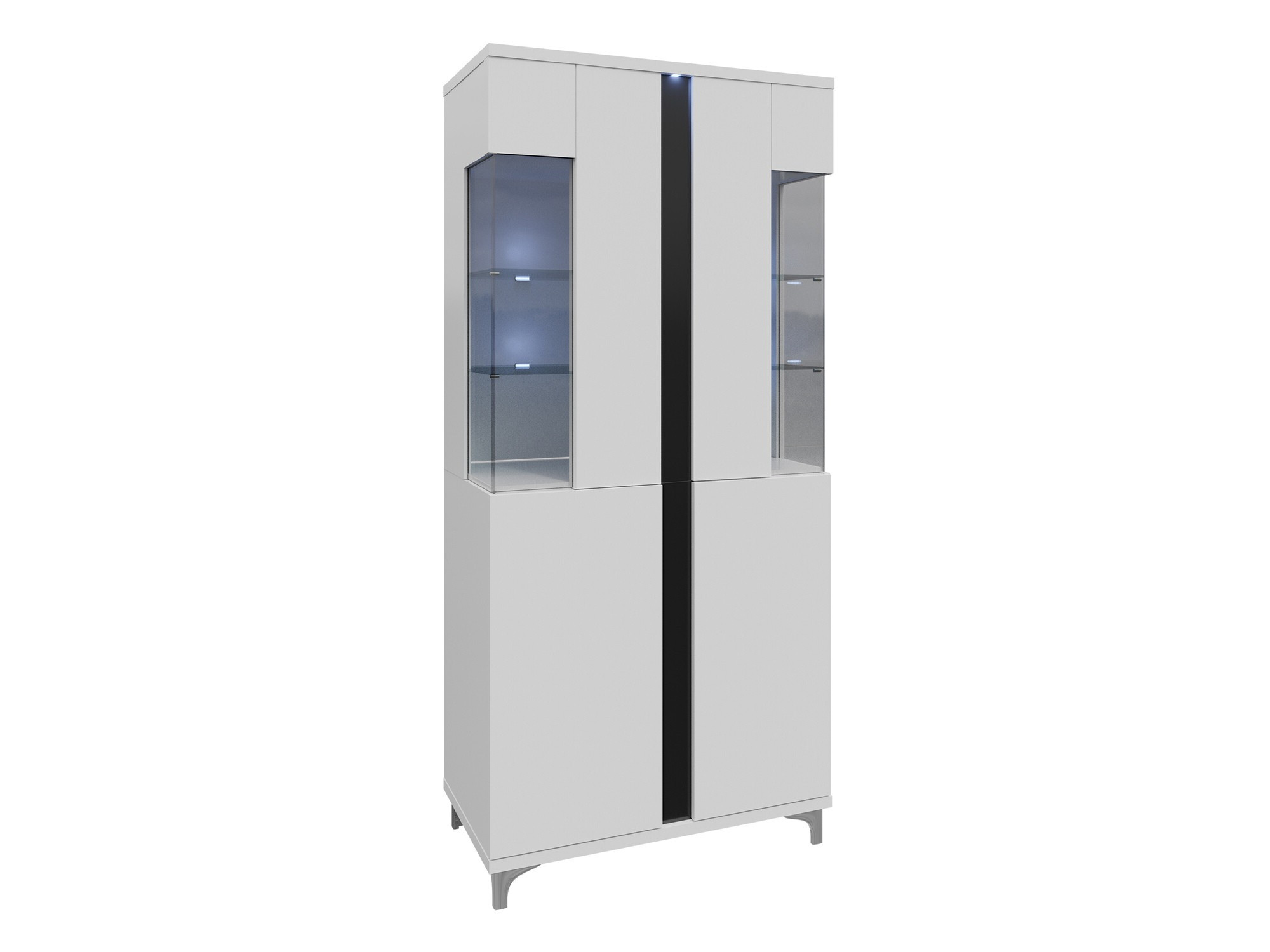 Riiul Livseri 116 (Valge + Läikiv valge + Läikiv must)