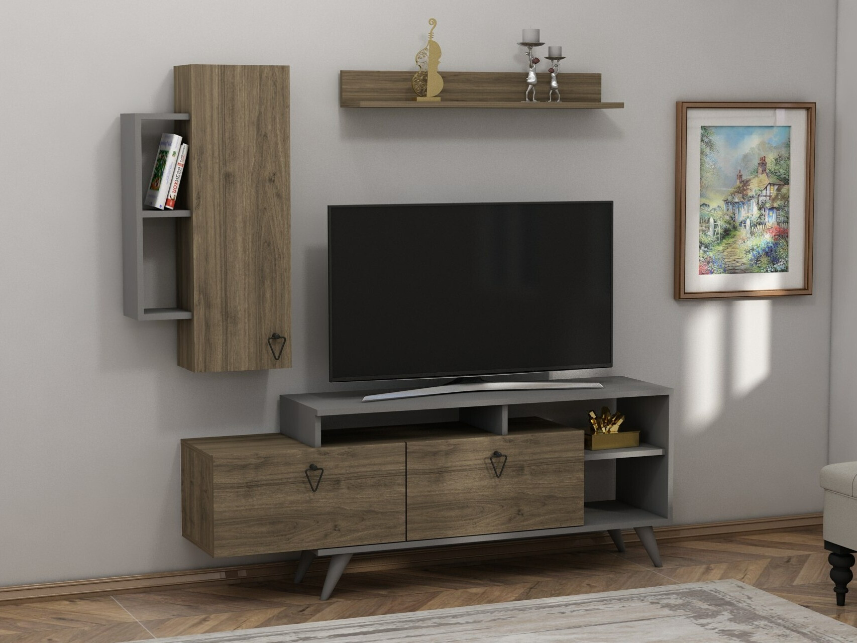 Elutoa komplekt Kailua 2294 (Antratsiit + Pähkel)