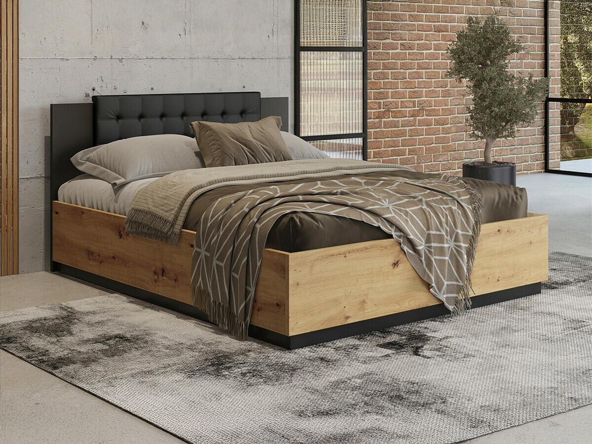 Voodi Felelie 112 (Artisan tamm + Matt must)