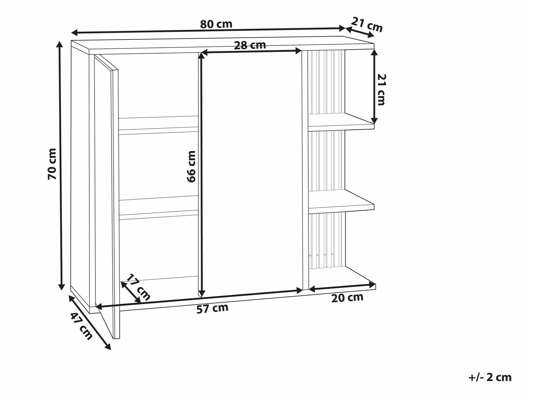 Vannitoa peegelkapid Berwyn 2343