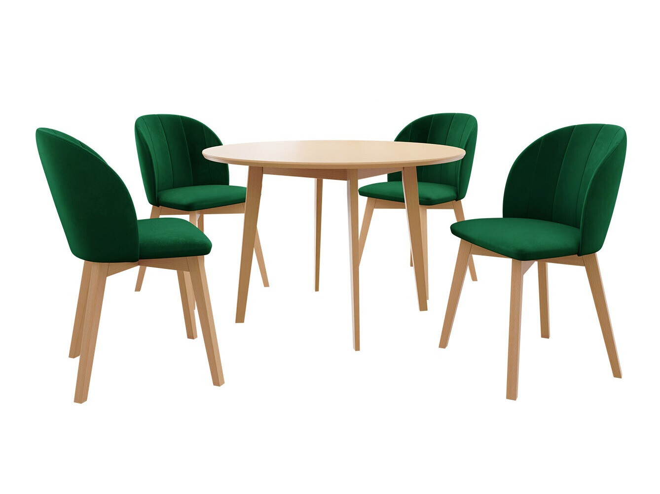 Söögitoakomplekt Racine 136 (Pruun)