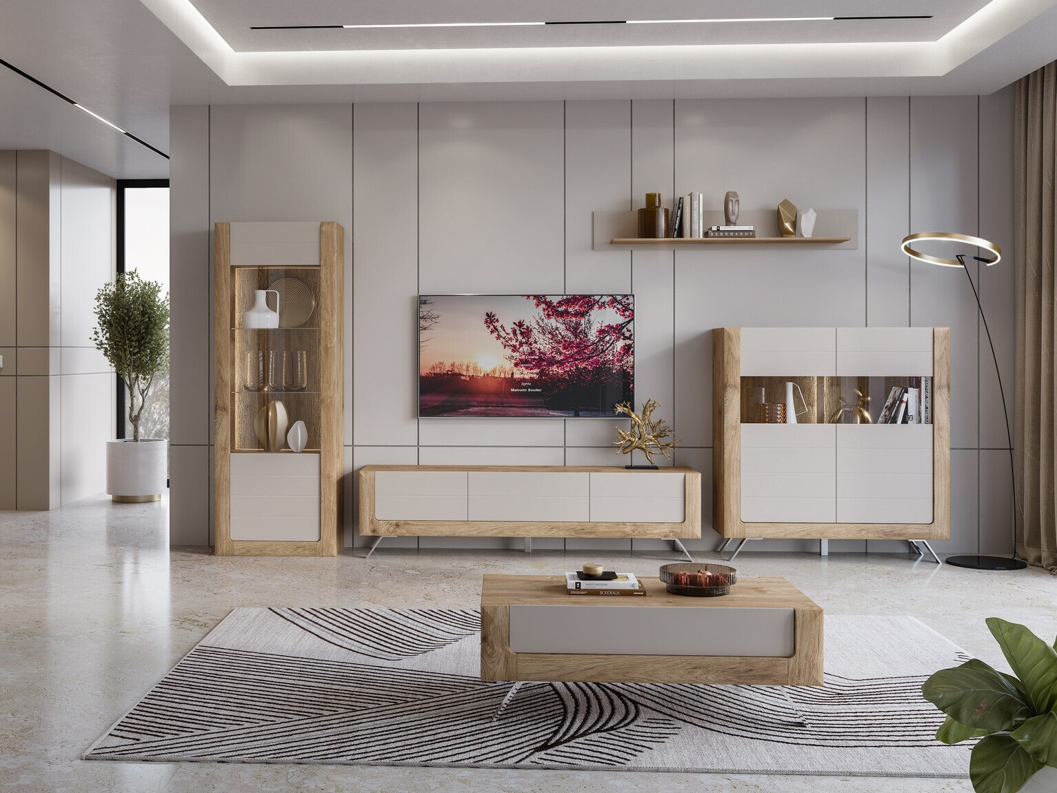 Kapp Sovera 107 (Golden Oak + Helehall)