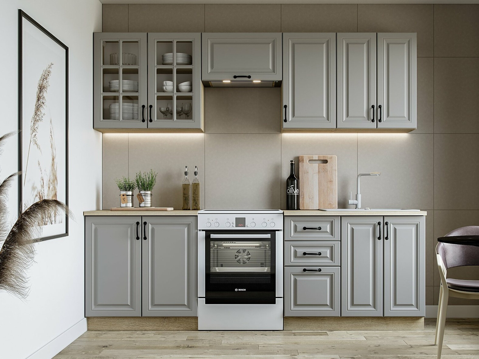 Köögikomplekt Houston 1877 (Hall)