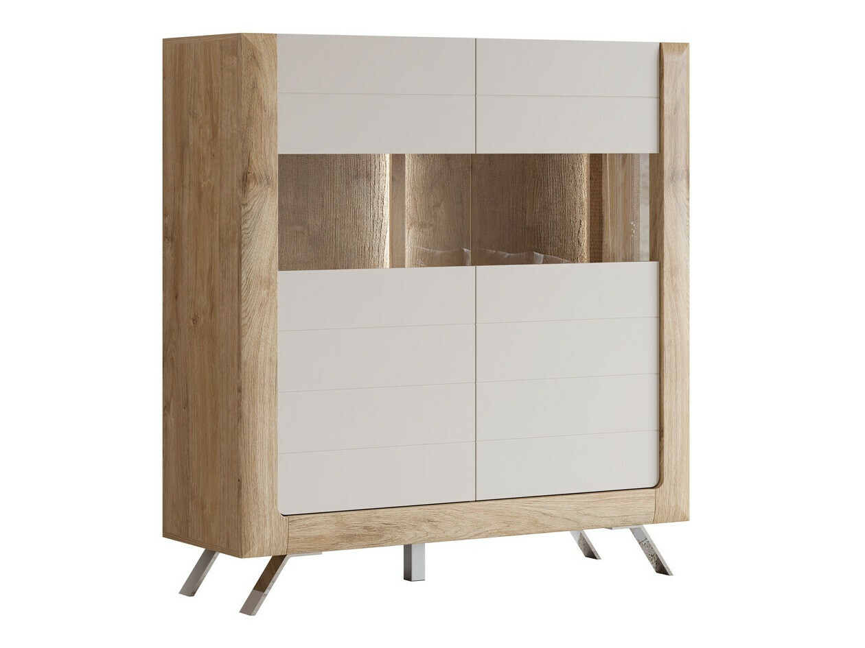 Riiul Sovera 106 (Golden Oak + Helehall)