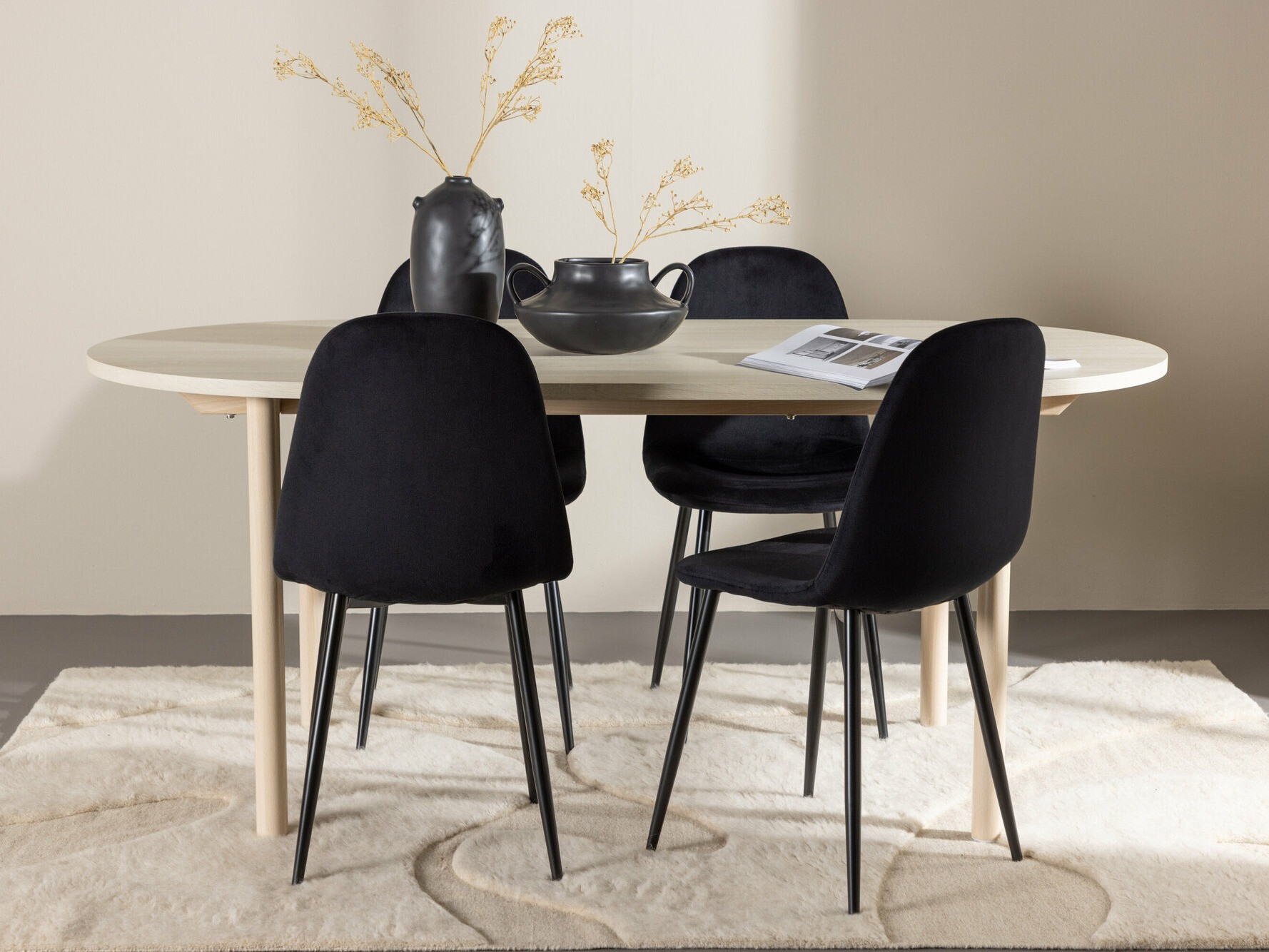 Söögitoakomplekt Dallas 4612 (Helepruun)