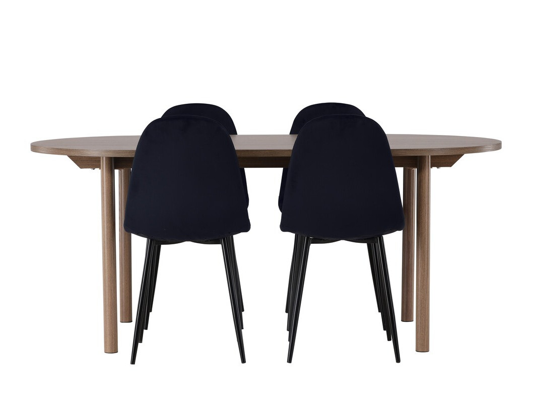 Söögitoakomplekt Dallas 4612 (Pruun)