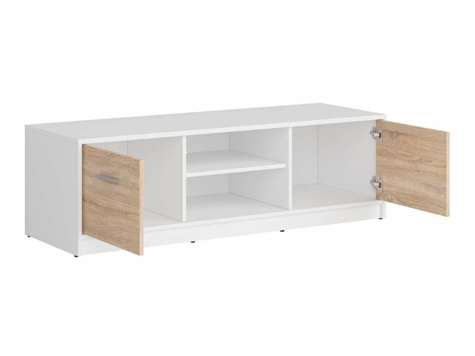 TV-alus Novsore 100 (Valge + Sonoma tamm)