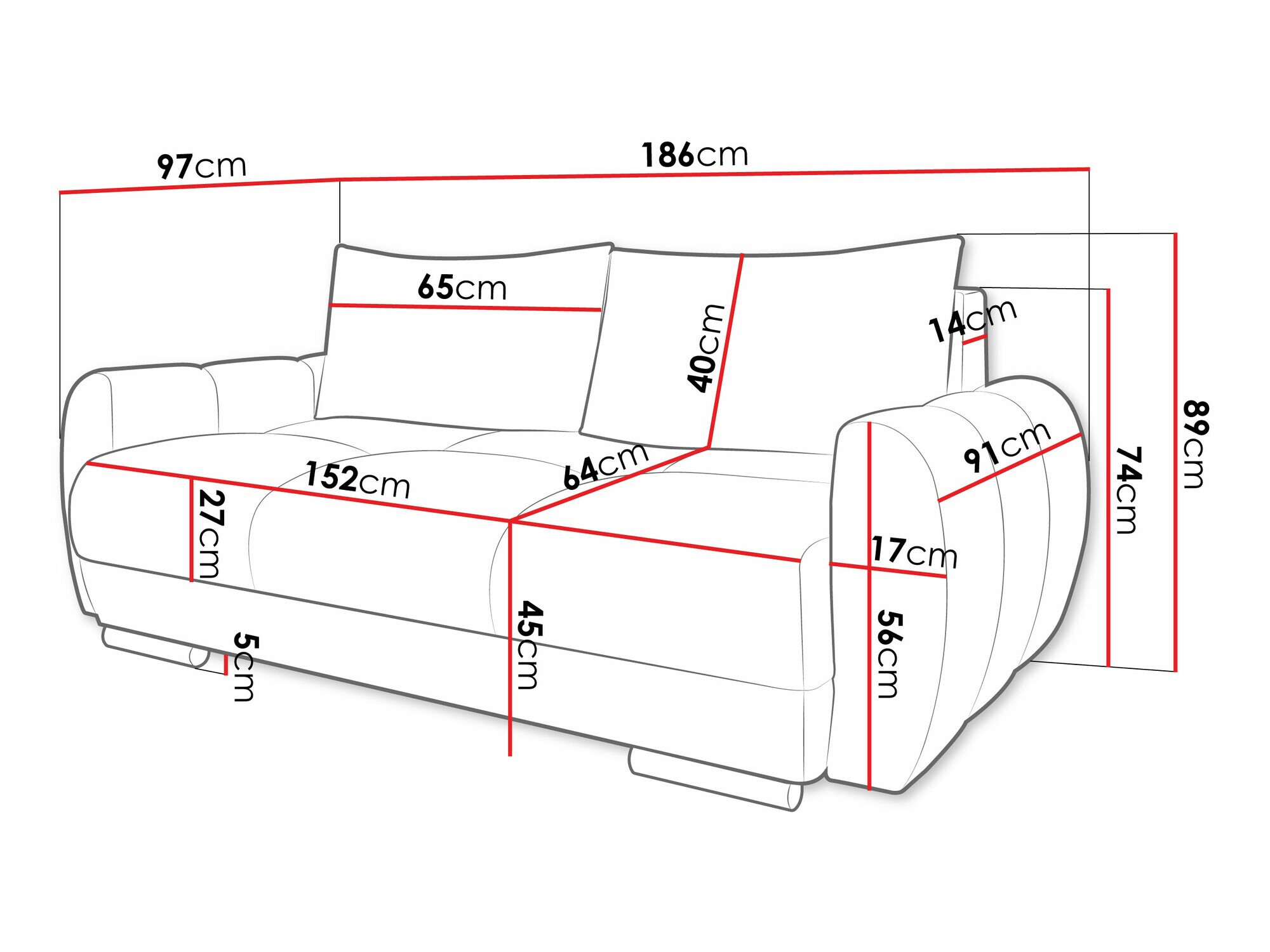 Diivan Signis II (Velo 621)