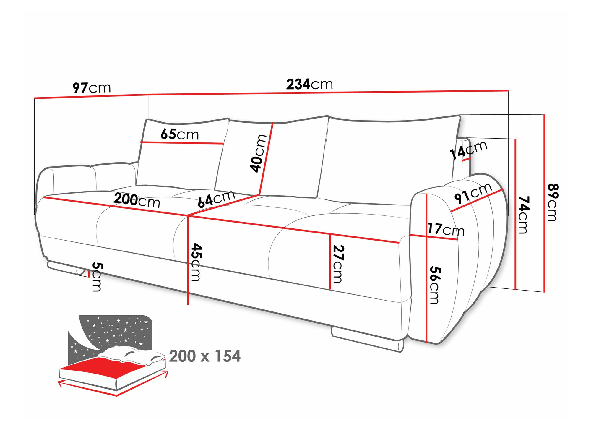 Diivanvoodi Camden 103 (Velo 627)