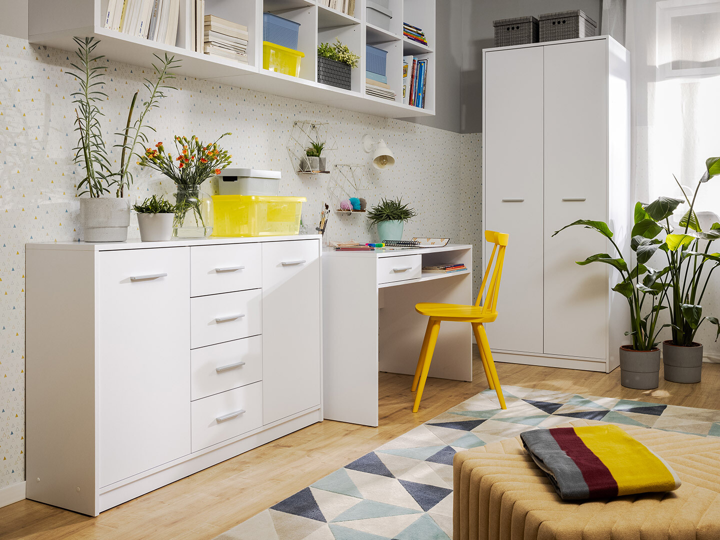 Kirjutuslaud Novsore 108 (Valge)