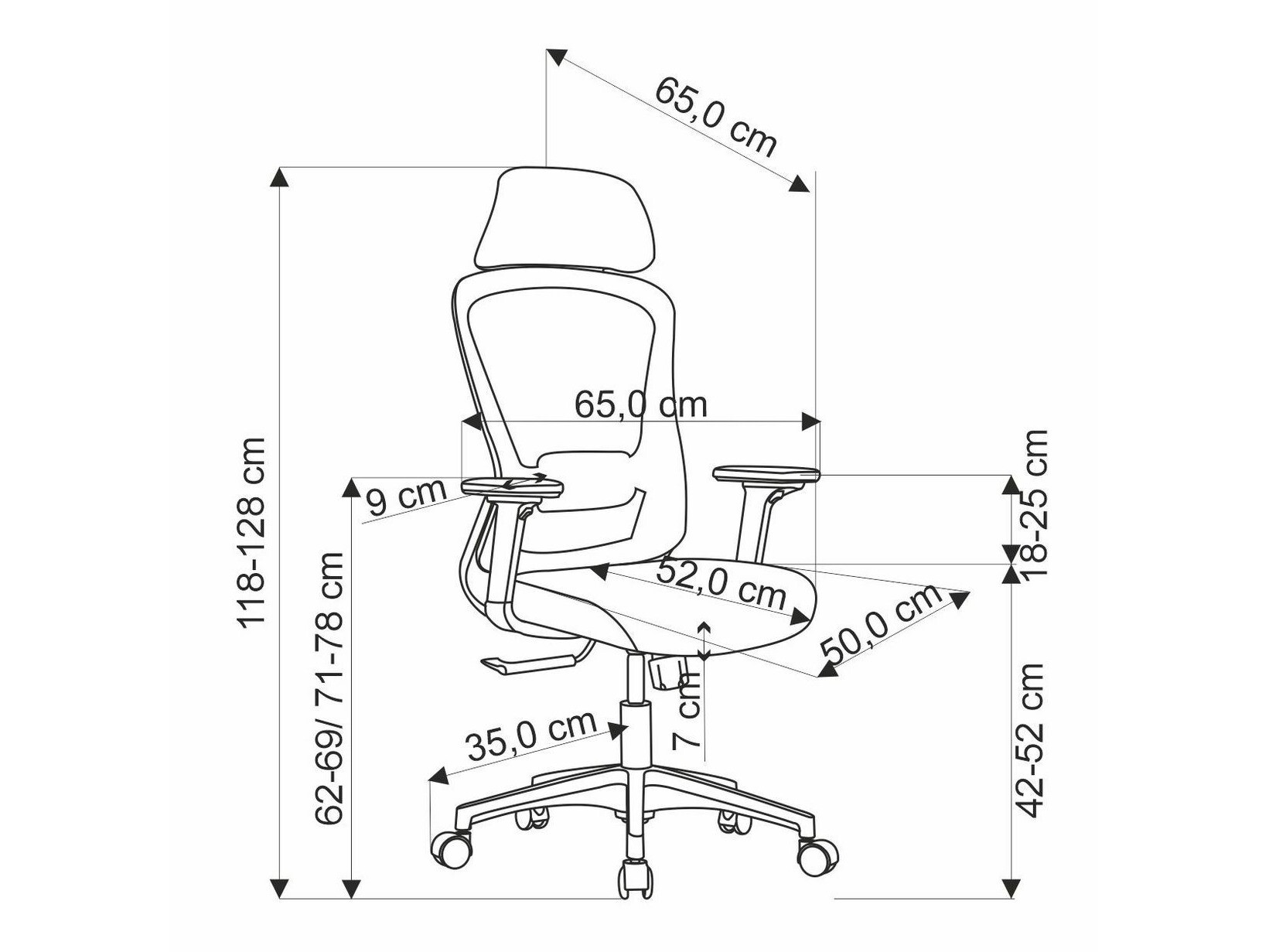 Kontoritool Houston 1878