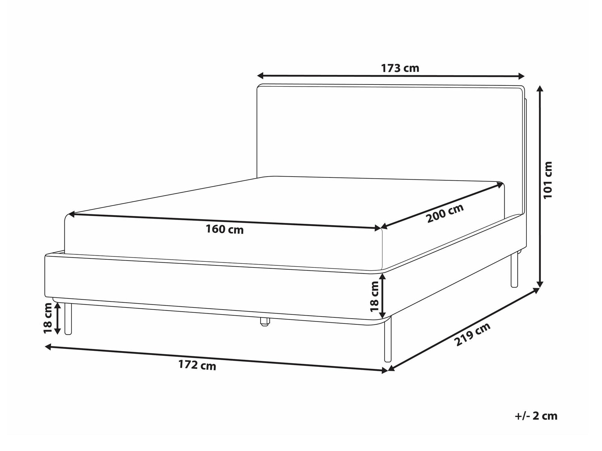 Voodi Berwyn 2377 (Hall)