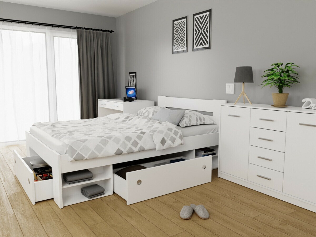 Voodipesukast Novsore 131 (Valge) (3 tk.)