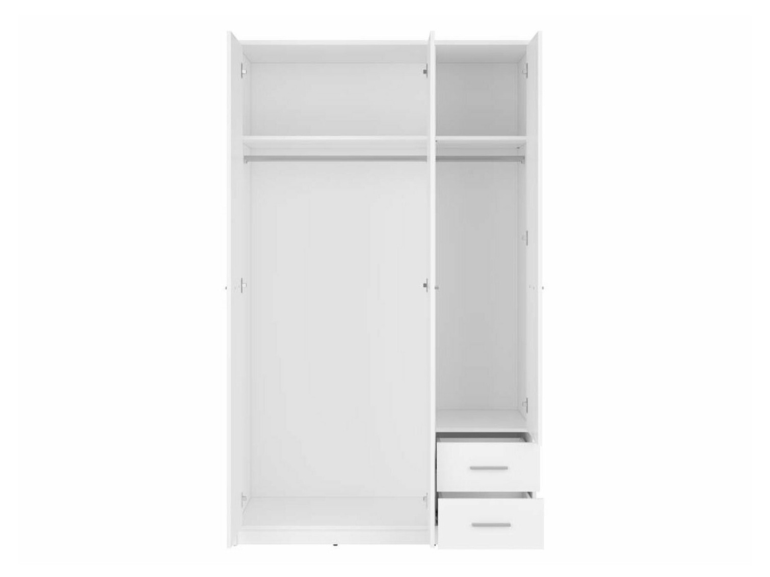 Riidekapp Novsore 134 (Valge)