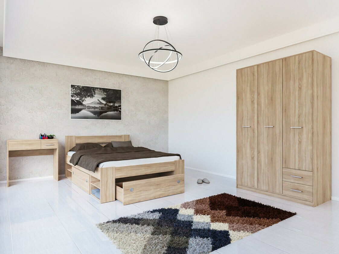 Magamistoakomplekt Novsore 144 (Sonoma tamm)