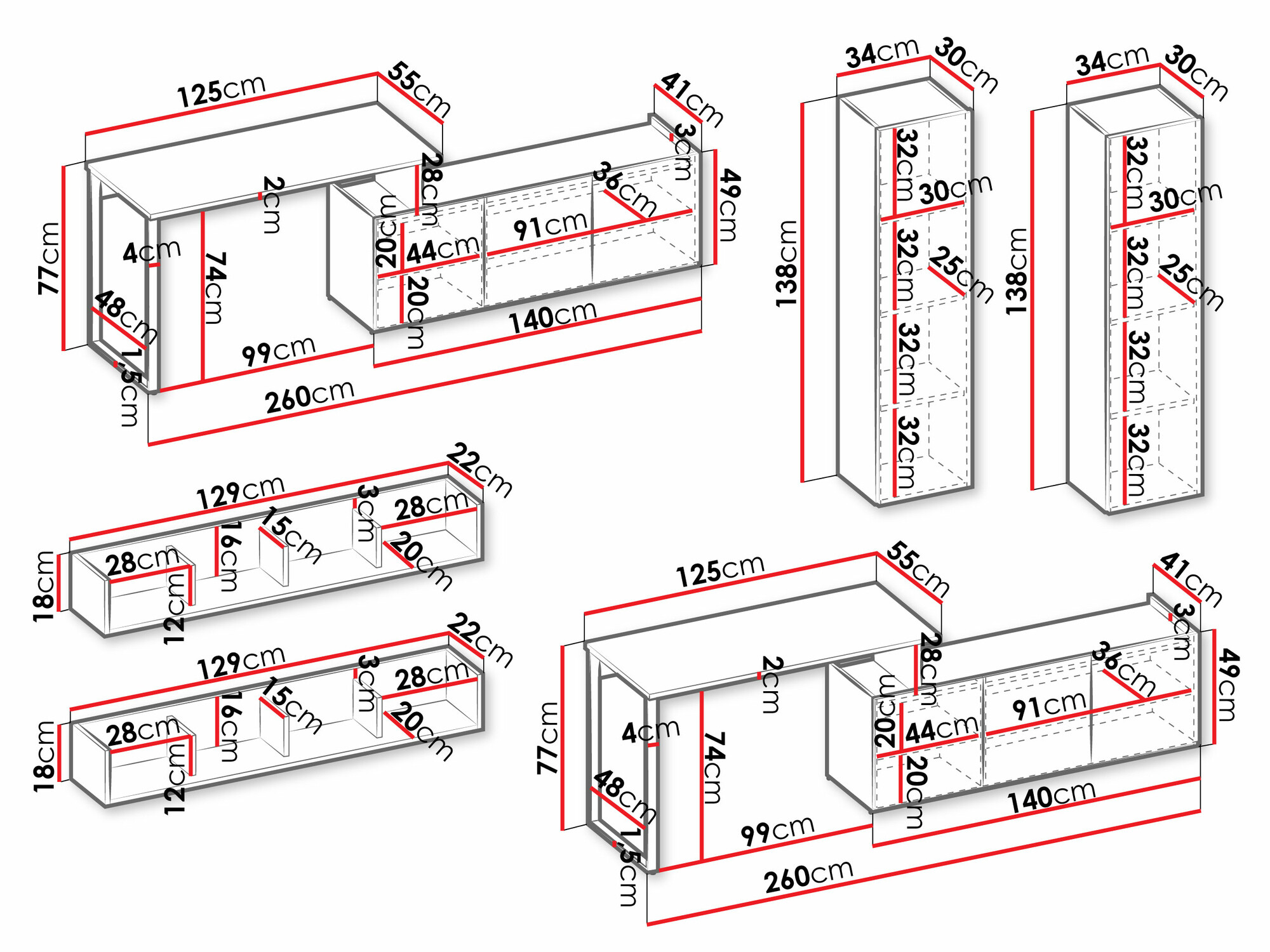 Kodukontori komplekt Tivseva 116