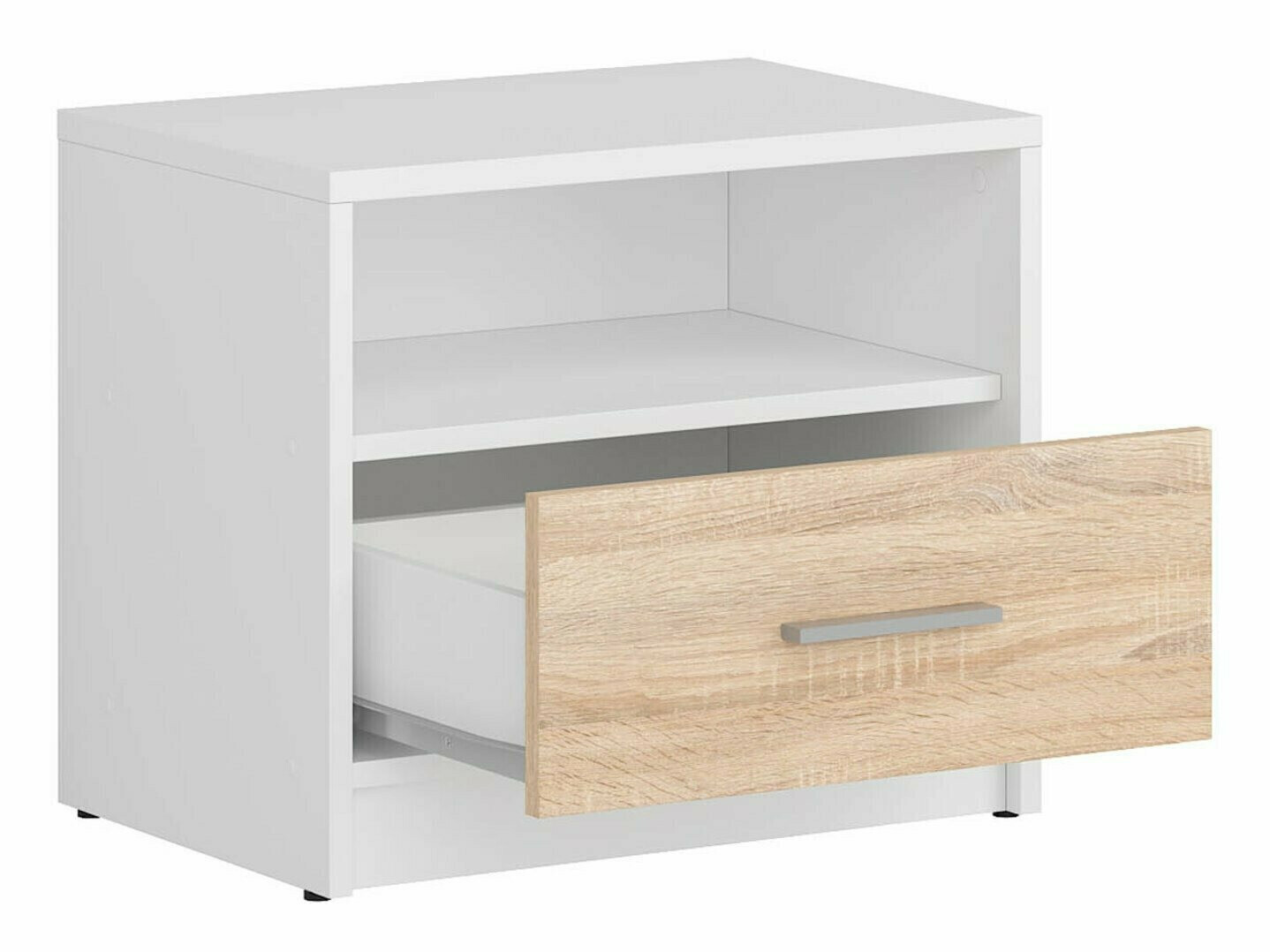 Magamistoakomplekt Novsore 147 (Valge + Sonoma tamm)