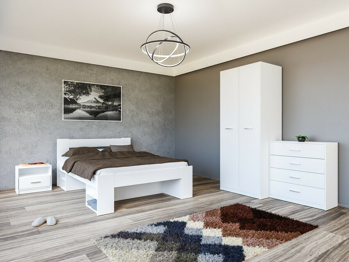 Magamistoakomplekt Novsore 147 (Valge)