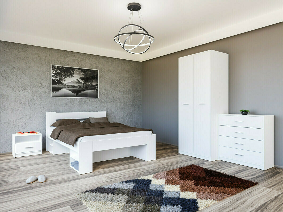 Magamistoakomplekt Novsore 147 (Valge)