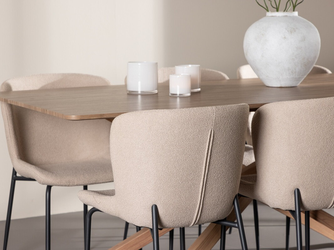 Söögitoakomplekt Dallas 5102 (Beež)