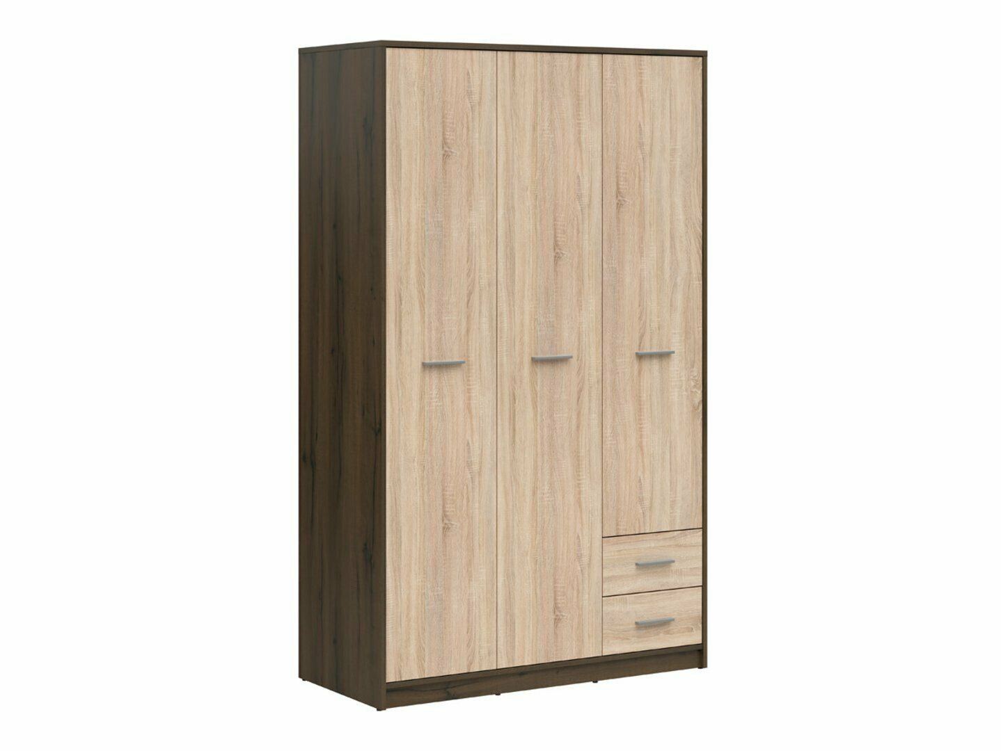 Riidekapp Novsore 134 (Tume tamm + Sonoma tamm)