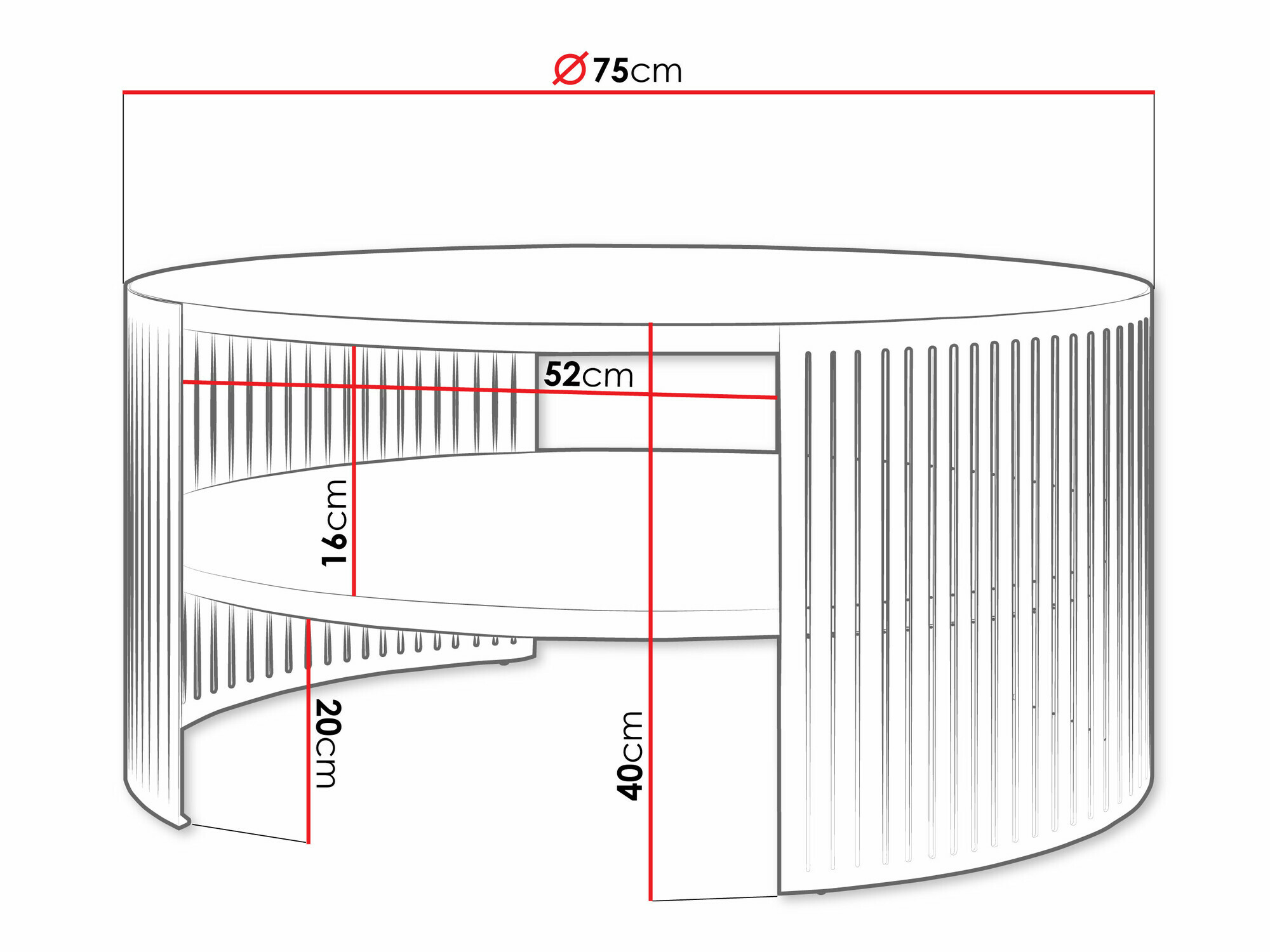 Diivanilaud Sordore 114 (Roosikarva + Must)