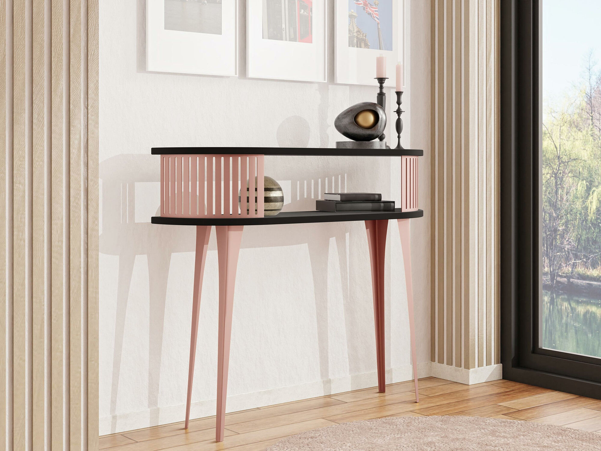 Konsoollaud Sordore 113 (Roosikarva + Must)