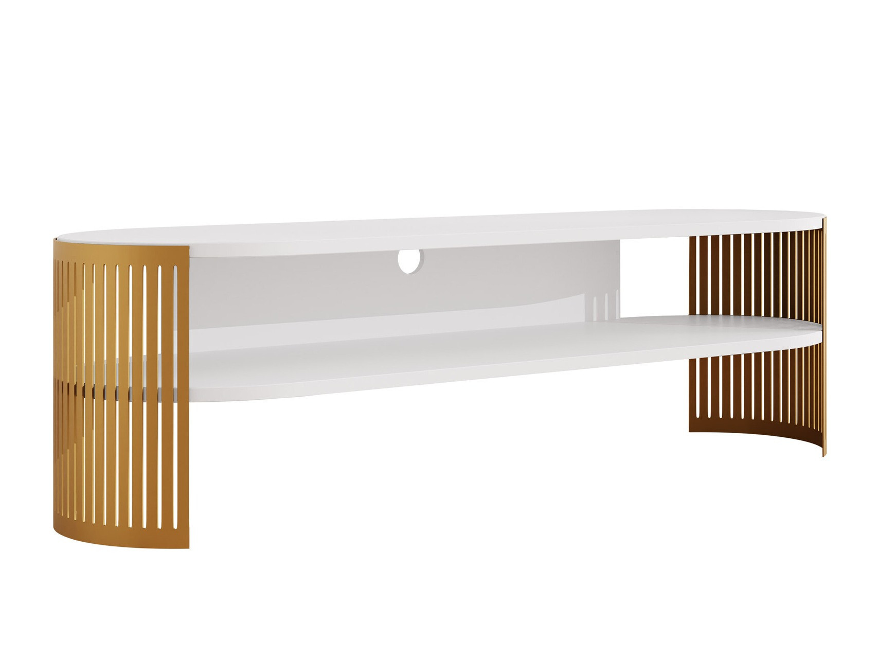 TV-alus Sordore 122 (Kuldne + Valge)