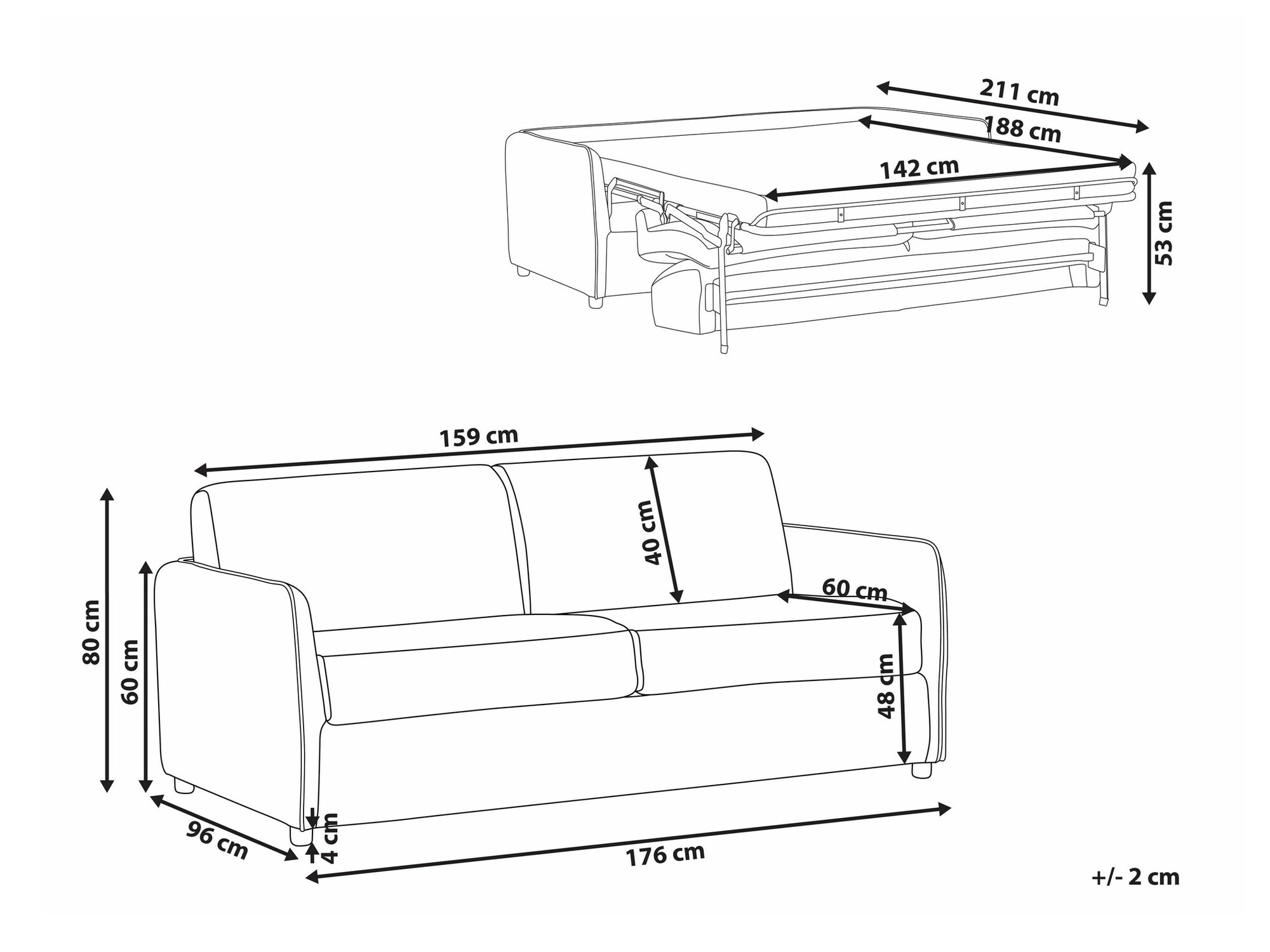 Diivanvoodi Berwyn 2403 (Beež)